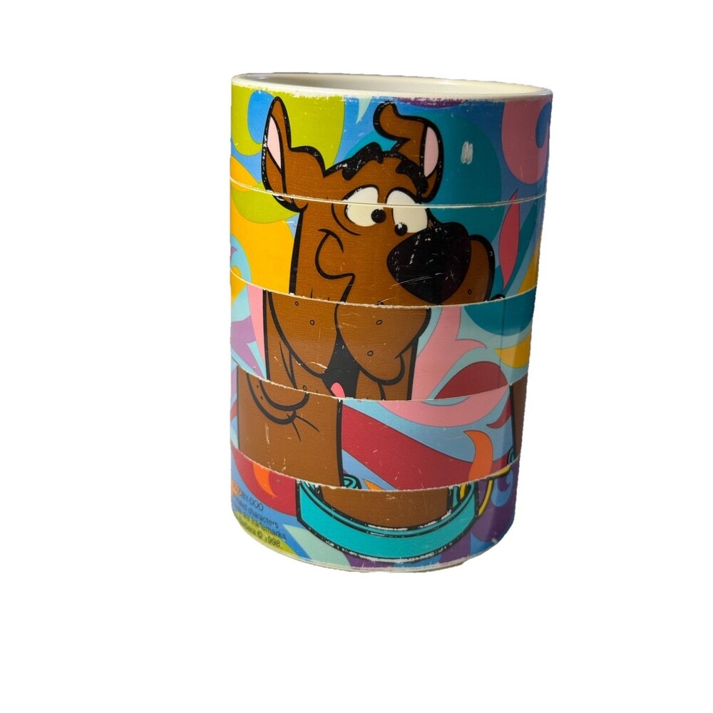 Vintage Scooby-Doo Puzzle Mug 1998 Zac Designs Vintage Collectable Good Conditio